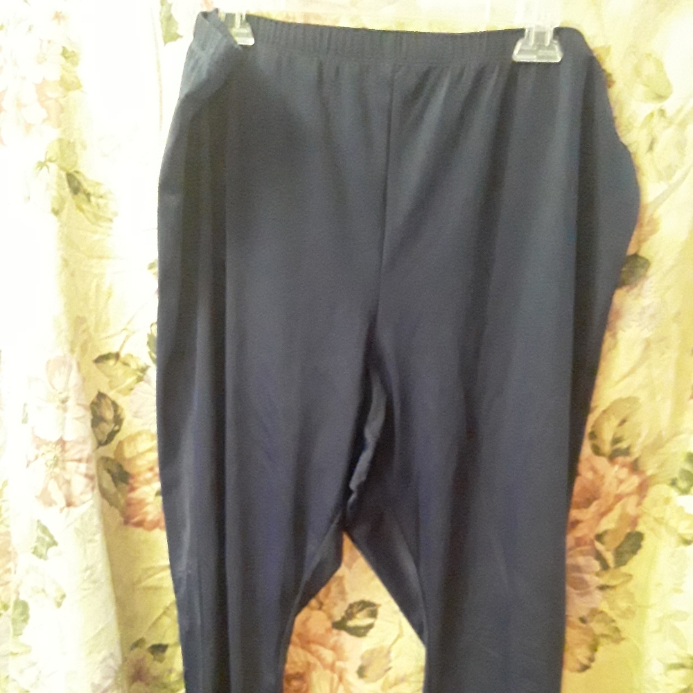 NWOT SWIM365 modest swim caprice pants sz 22W BLACK
